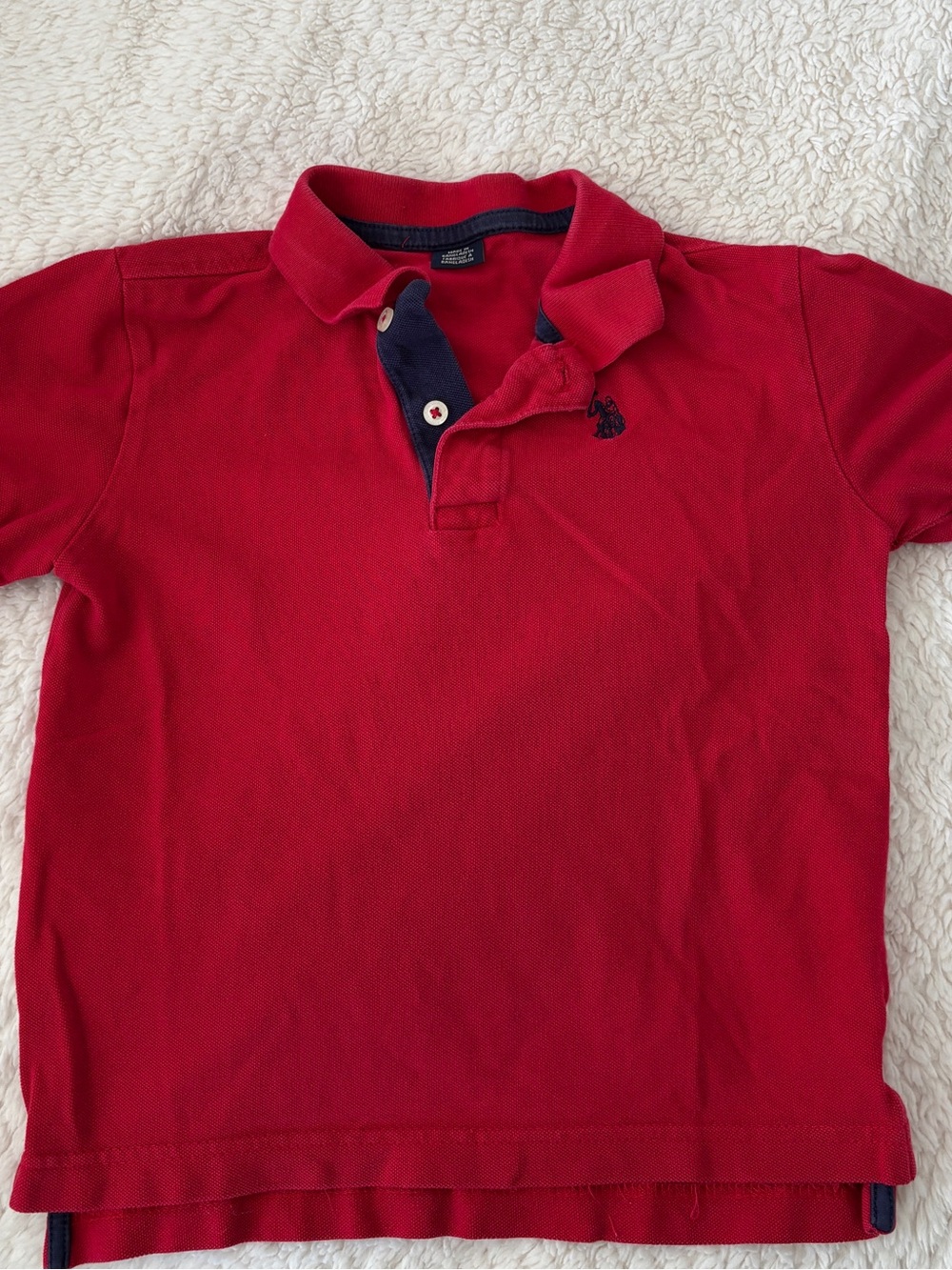 Baby tee Red Polo Shirt - Classic Short Sleeve